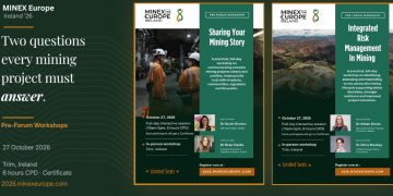 Building Trust in Mining: Workshops at MINEX Europe 2026 to Address Risk Management and Communication Challenges